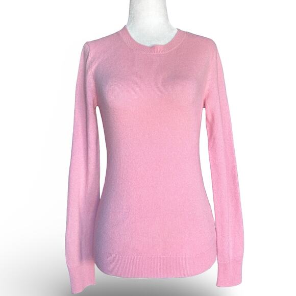 Antonio Melani Pink Cashmere Sweater XS Soft Lightweight Classic Minimalist - Picture 7 of 7